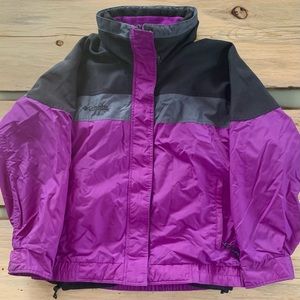 Vintage Columbia Sportswear Company Bugaboo Jacket Set Shell With Fleece Jacket